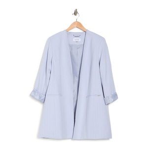 Calvin Klein Herringbone Open Front Jacket